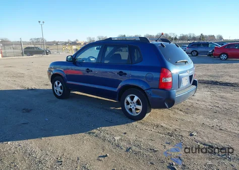 2007 Hyundai Tucson Gls from USA, damaged, VIN KM8JM12B77U492084